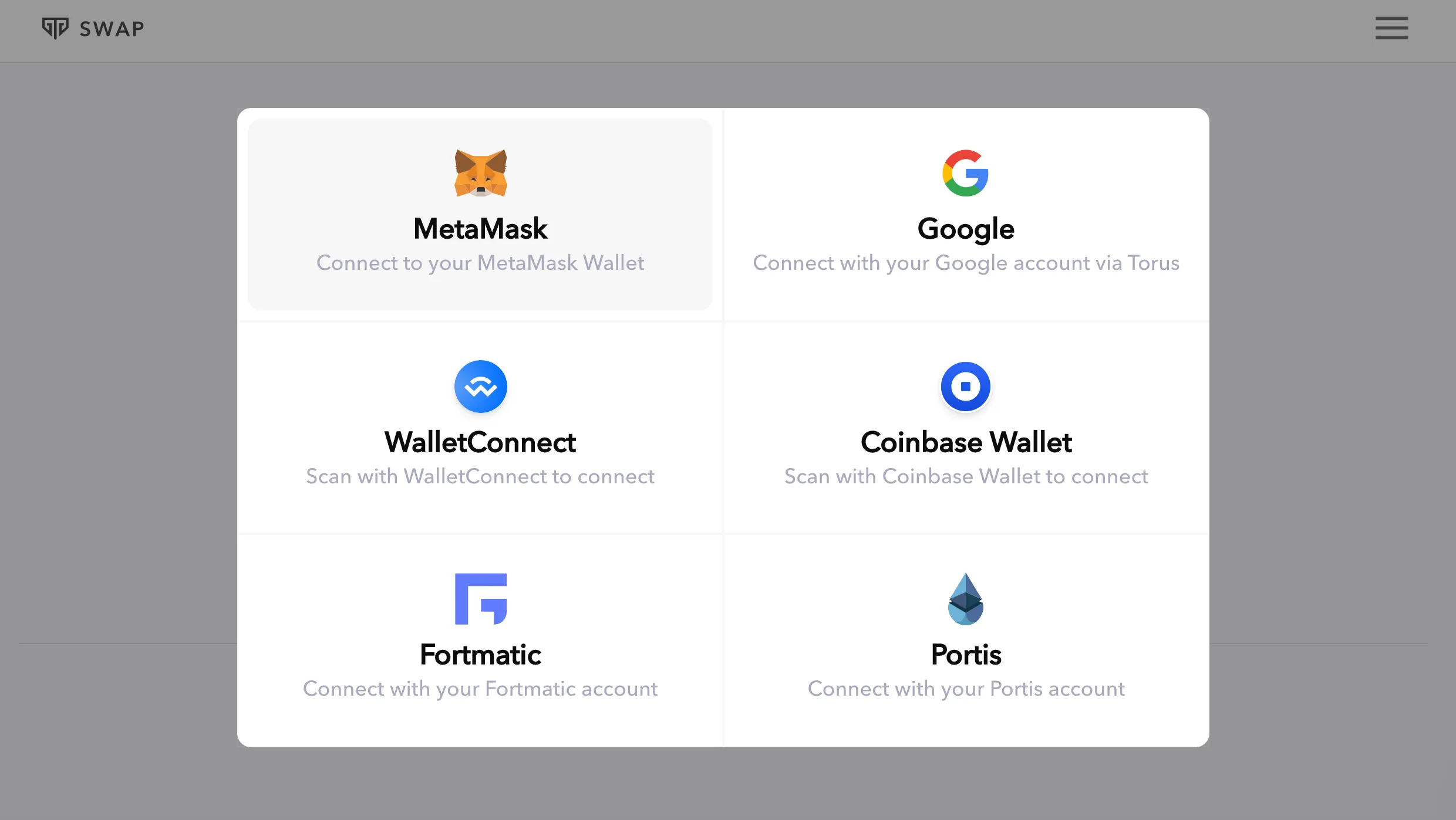 Project's UI mockup